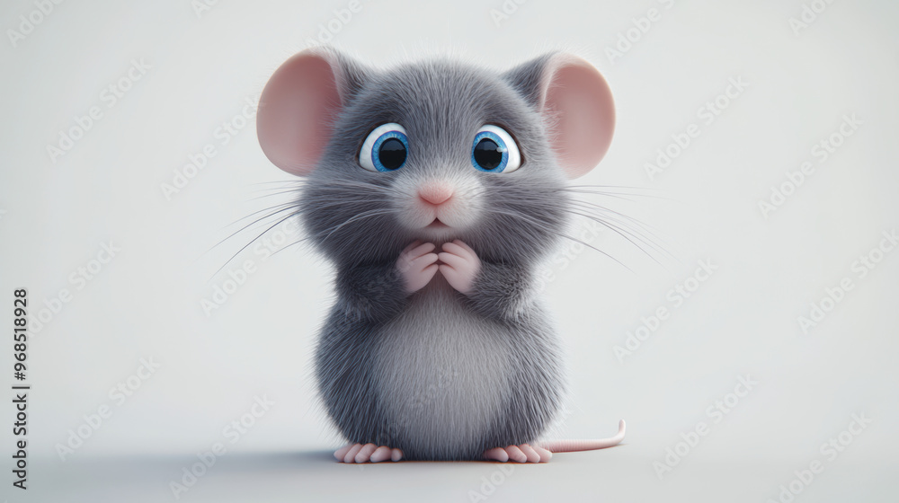 Cute Cartoon Mouse. Cute Cartoon Mouse.
