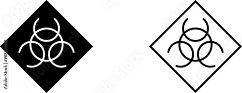Biological Hazard Vector Icon