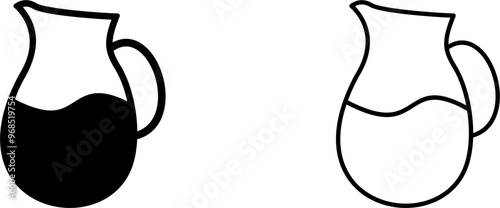 Milk Jug Vector Icon