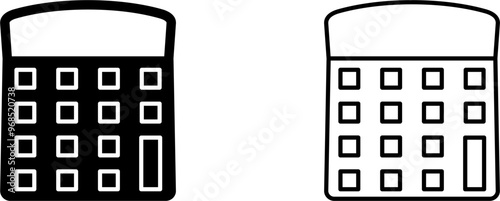 Unique Calculator Vector Icon