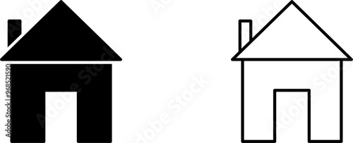 Unique Homepage Vector Icon