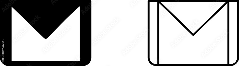 Unique Email Vector Icon Unique Email Vector Icon