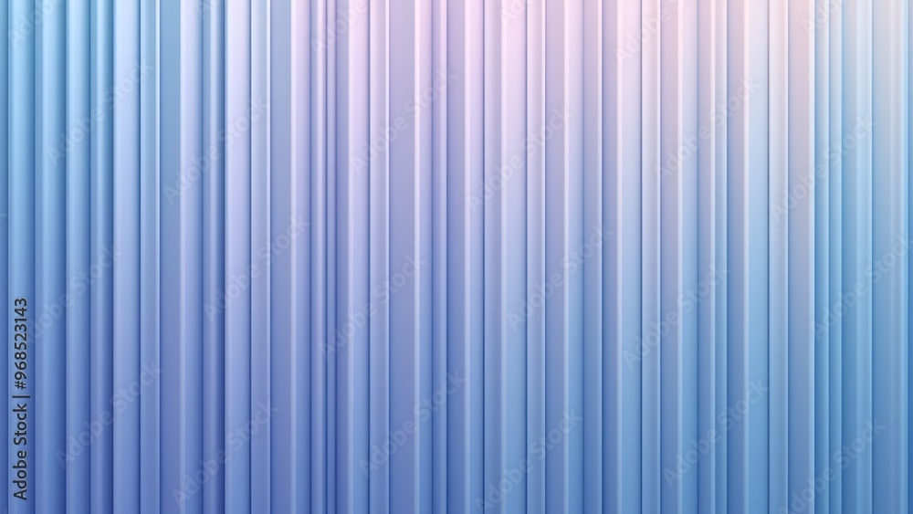 Obraz premium Abstract background design with reeded glass effect, 3d render