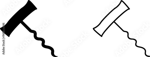 Unique Corkscrew Vector Icon
