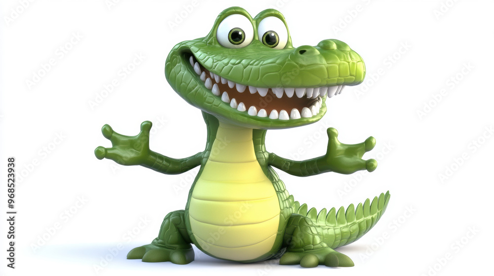 Happy Crocodile. Happy Crocodile.