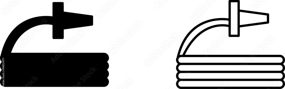 Fototapeta premium Unique Hose Vector Icon