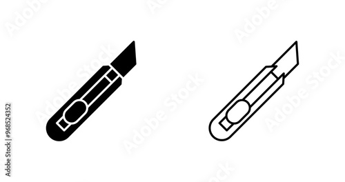 Stationery Knife Vector Icon