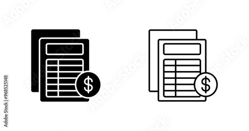 Invoice Vector Icon