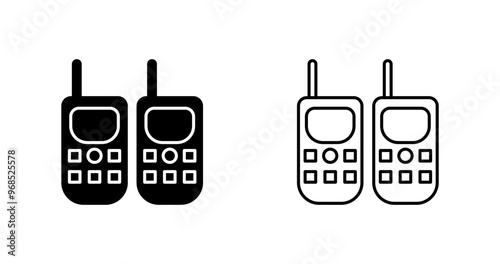 Walkie Talkie Vector Icon