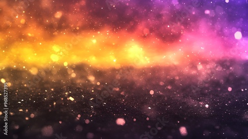 Abstract Colorful Bokeh Background with Sparkling Glitter Texture