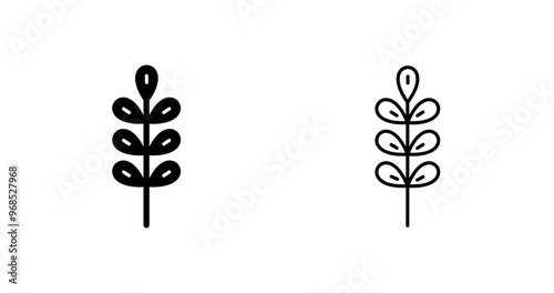 Barley Vector Icon