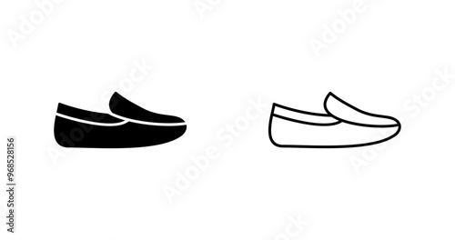 Men's Loafers Vector Icon