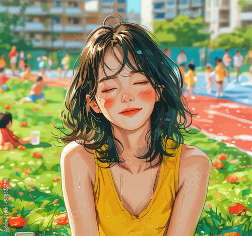 Peaceful Afternoon in the Park