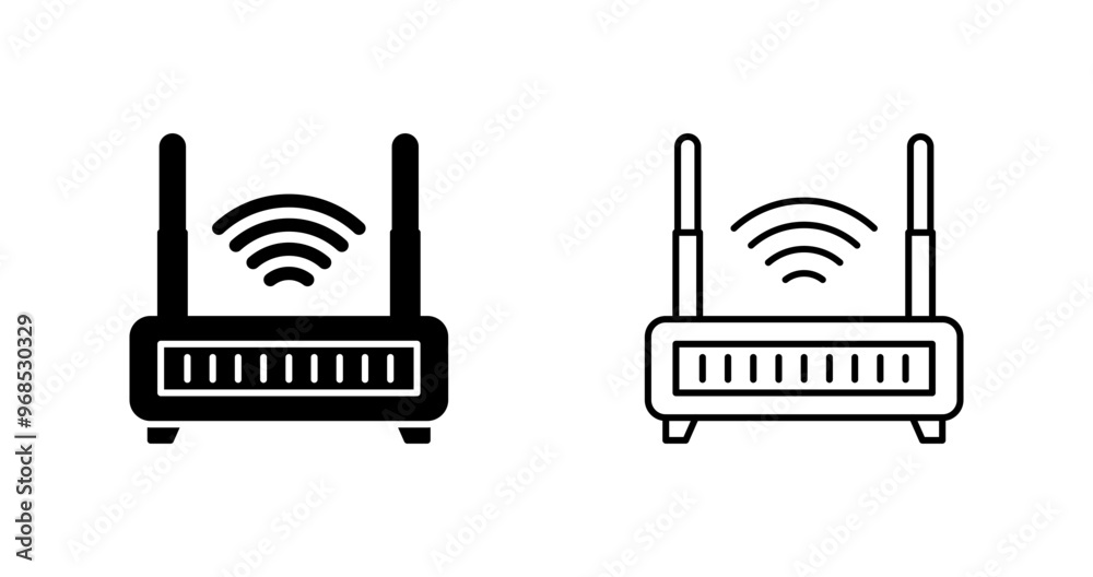 Wifi Router Vector Icon Wifi Router Vector Icon