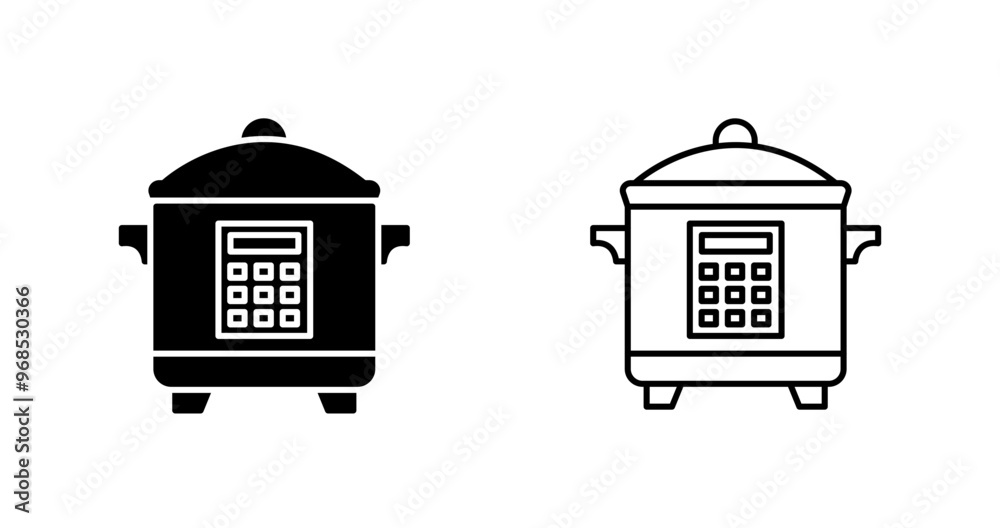 Cooker Vector Icon Cooker Vector Icon