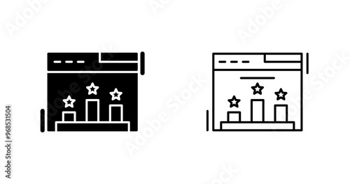 Ranking Vector Icon