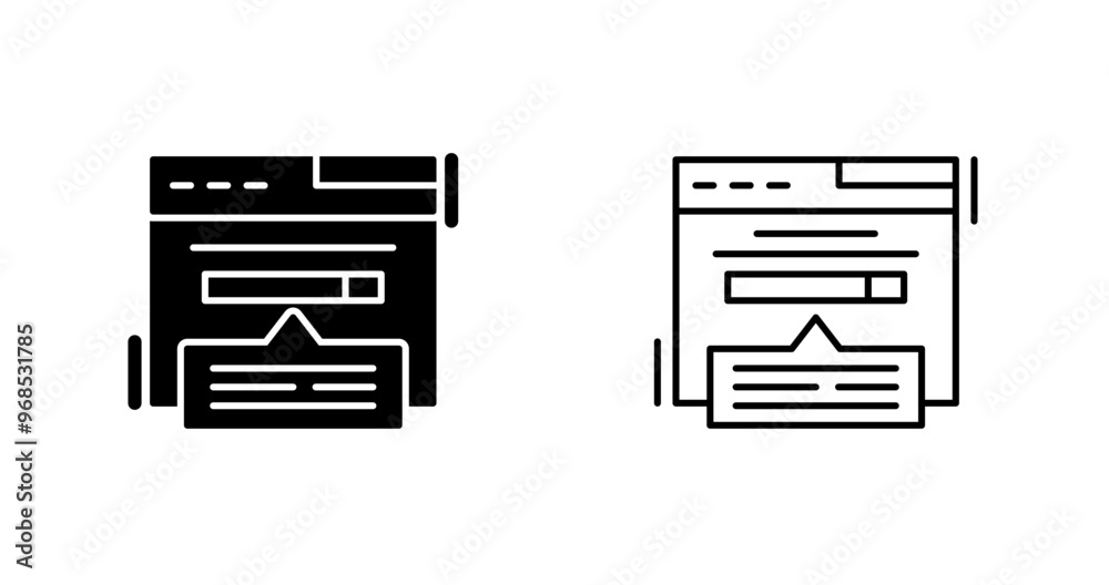 Keyword Search Vector Icon Keyword Search Vector Icon