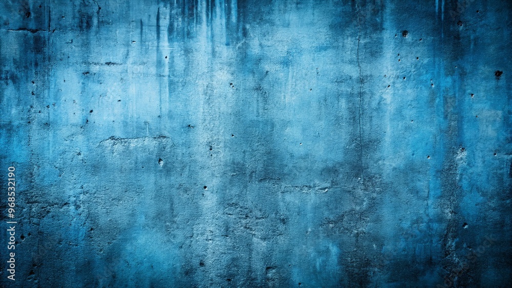 Concrete wall with grunge texture in blue color, perfect for urban backgrounds and industrial themes Concrete wall with grunge texture in blue color, perfect for urban backgrounds and industrial themes