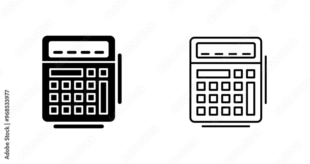 Calculator Vector Icon Calculator Vector Icon