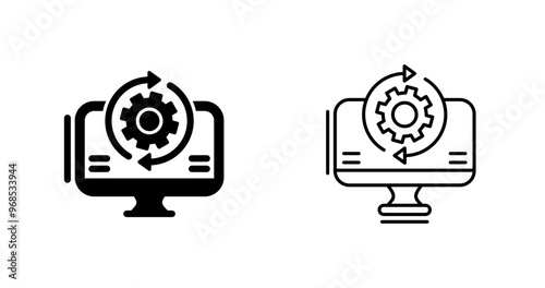Synchronization Vector Icon