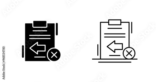 Return Failed Vector Icon