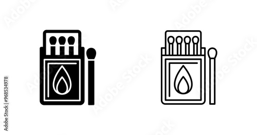 Match Box Vector Icon