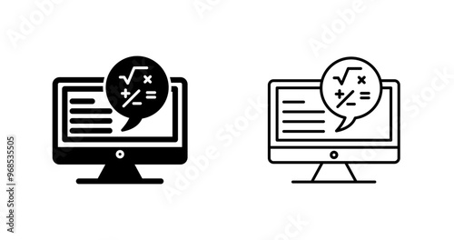 Maths Vector Icon