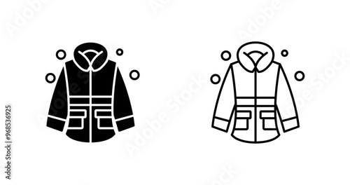 Winter Jacket Vector Icon