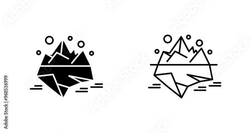 Iceberg Vector Icon