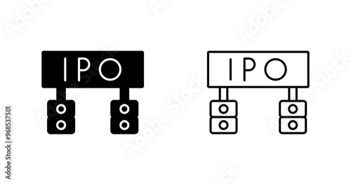 Ipo Vector Icon