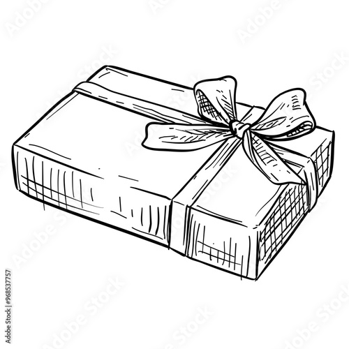 giftbox handdrawn illustration