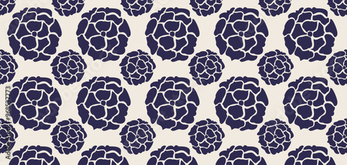 Tropical leaf seamless pattern. Pastel background in minimalist for  backgrounds, wallpapers, textile, and fashion.
