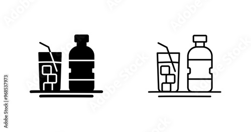 Mineral Water Vector Icon