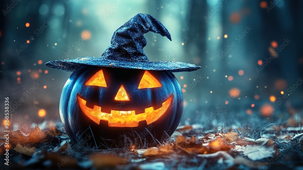 Naklejka premium Halloween trivia game held during the lunch break.