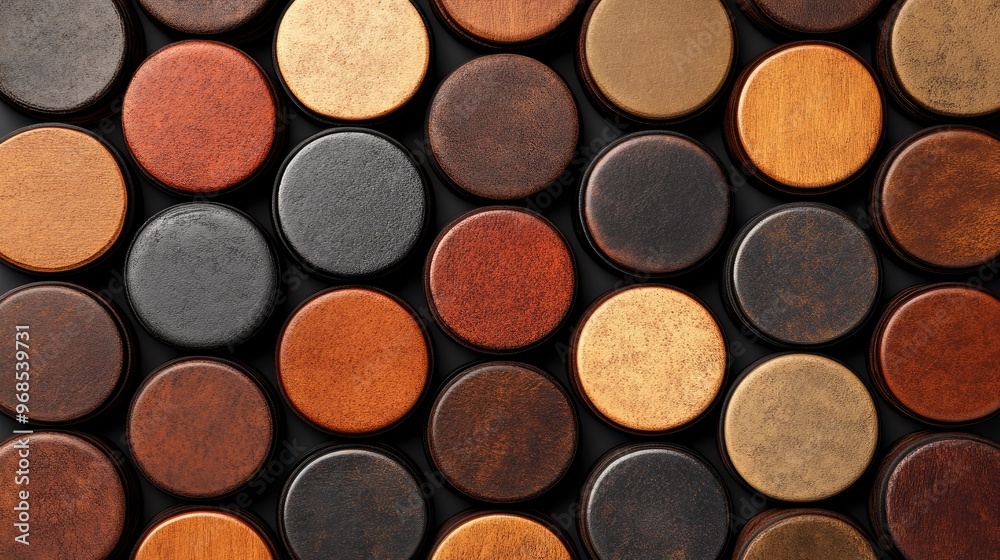Circles, arranged in a random grid, warm colors, soft shadow lighting Circles, arranged in a random grid, warm colors, soft shadow lighting