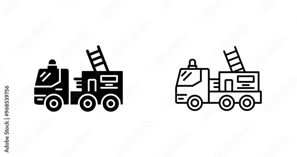 Fire Truck Vector Icon Fire Truck Vector Icon
