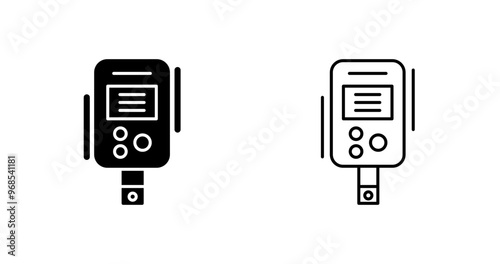 Diabetes Test Vector Icon