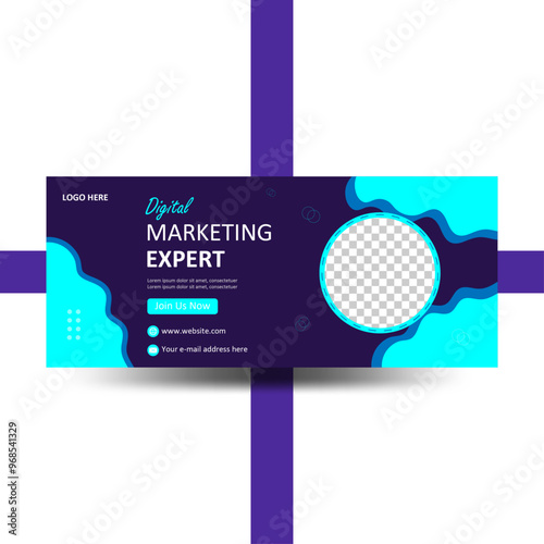 Modern Facebook Cover Design Template