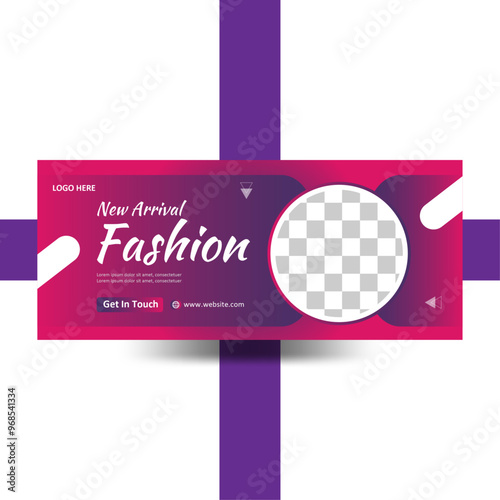 Modern Facebook Cover Design Template