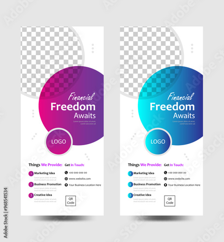 Modern Roll Up Banner Design