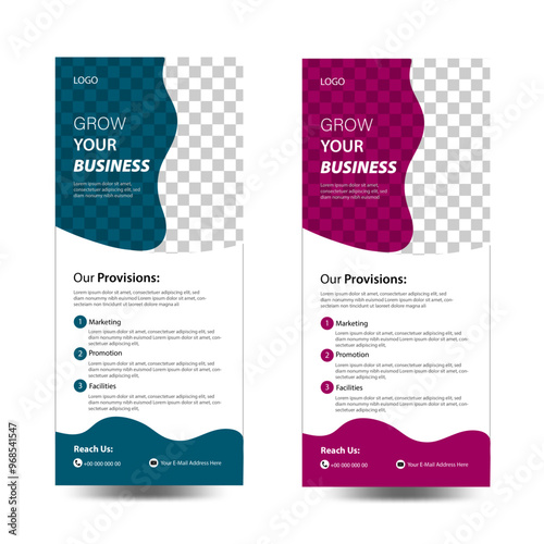 Modern Roll Up Banner Design