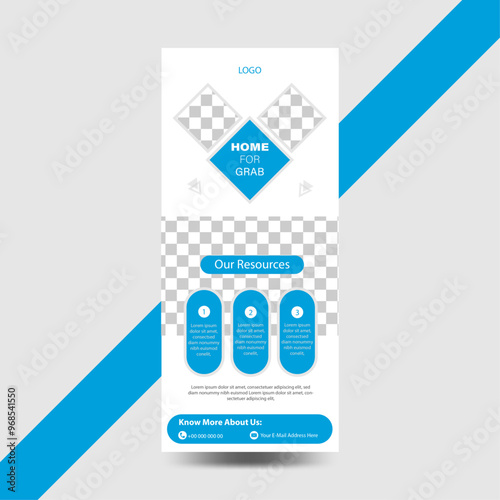 Modern Real State Roll Up Banner Design