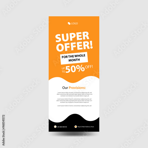 Modern Roll Up Banner Design