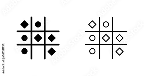 Tic Tac Toe Vector Icon