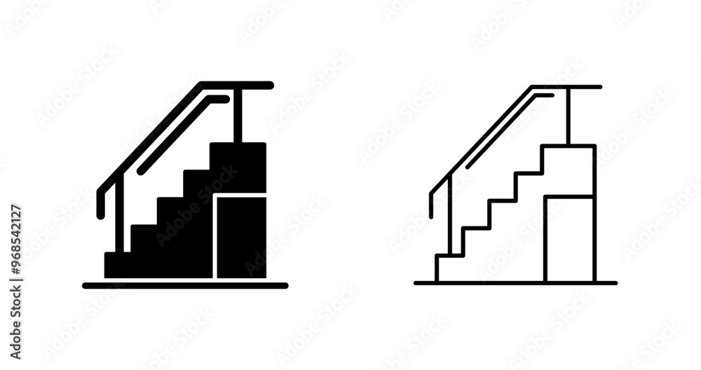 Stairs Vector Icon Stairs Vector Icon