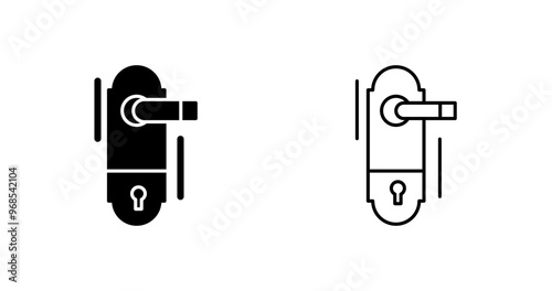 Doorknob Vector Icon