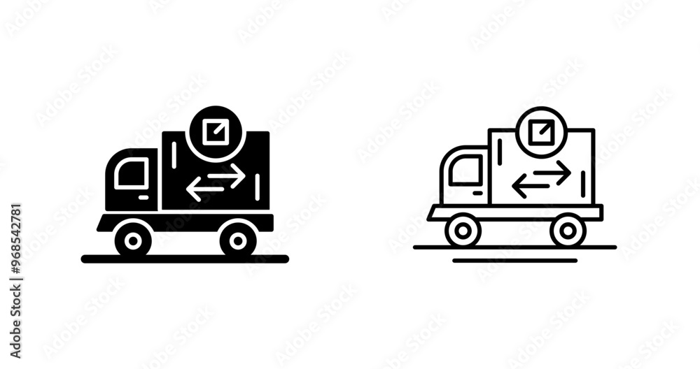 Delivery Truck Vector Icon Delivery Truck Vector Icon