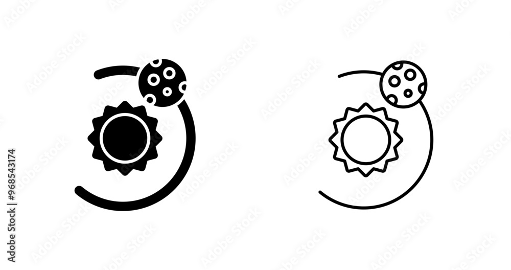 Fototapeta premium Orbit Vector Icon