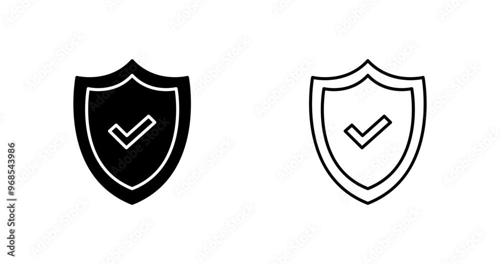 Shield Vector Icon Shield Vector Icon