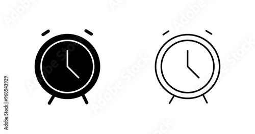 Alarm Clock Vector Icon